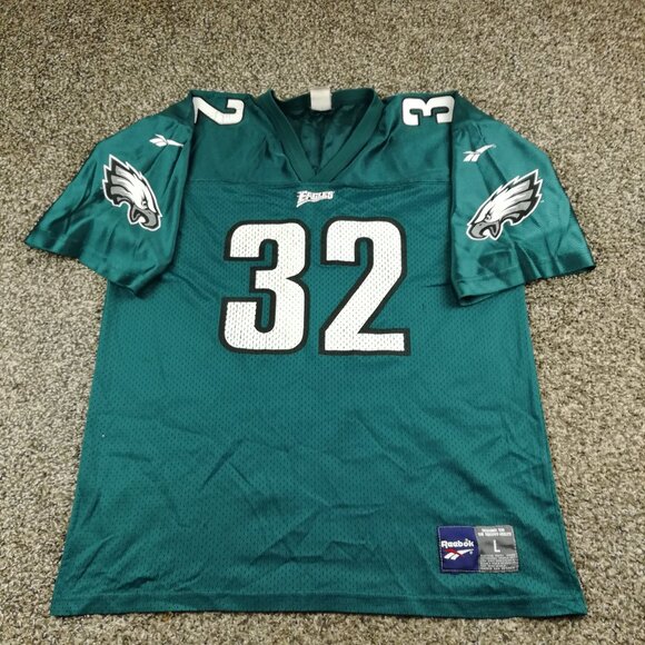 Vintage Philadelphia Eagles Jersey Ricky Watters Reebok Green Mens Large - Picture 1 of 14